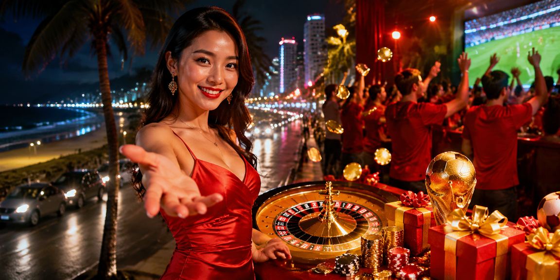 Bàn roulette neon sáng rực trong không gian casino tại Phan Thiết