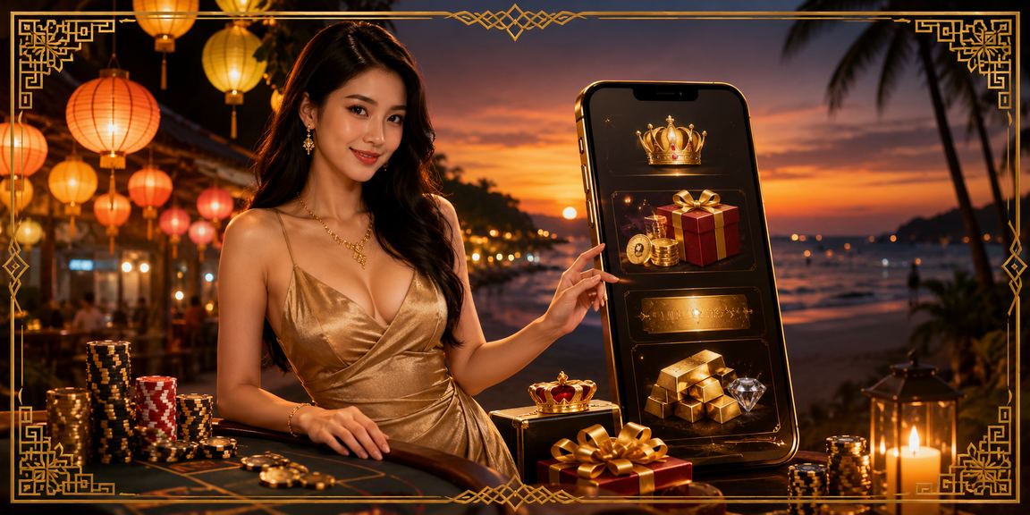 Không khí lễ hội đêm tại Phú Quốc gợi liên tưởng đến các ưu đãi VIP và khuyến mãi hấp dẫn trên 5075